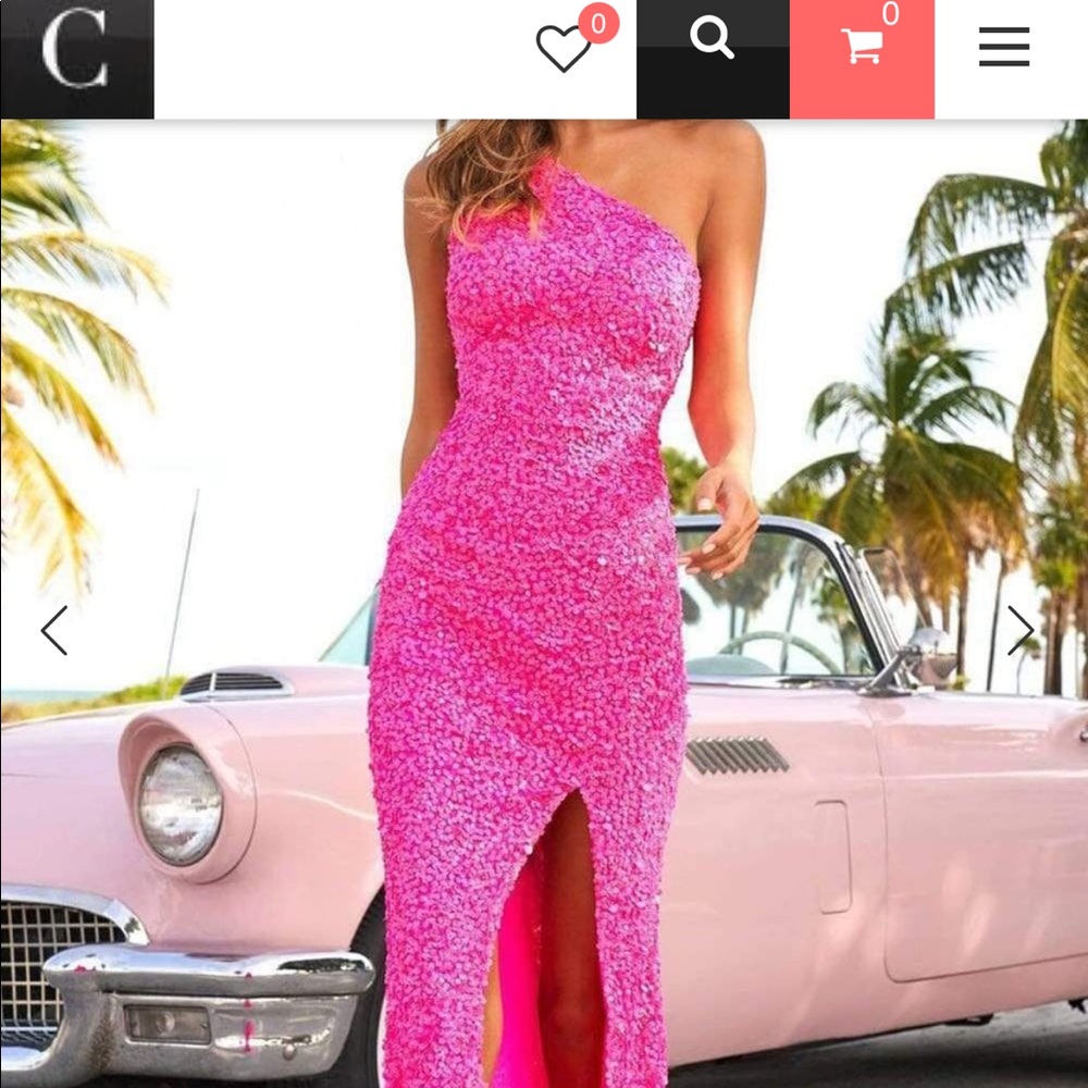 Hot Pink Sherri Hill